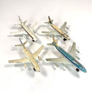 Vintage 1973 Matchbox‎ Skybusters Airplanes Lot 747 DC10 A300 KLM Lufthansa Thai